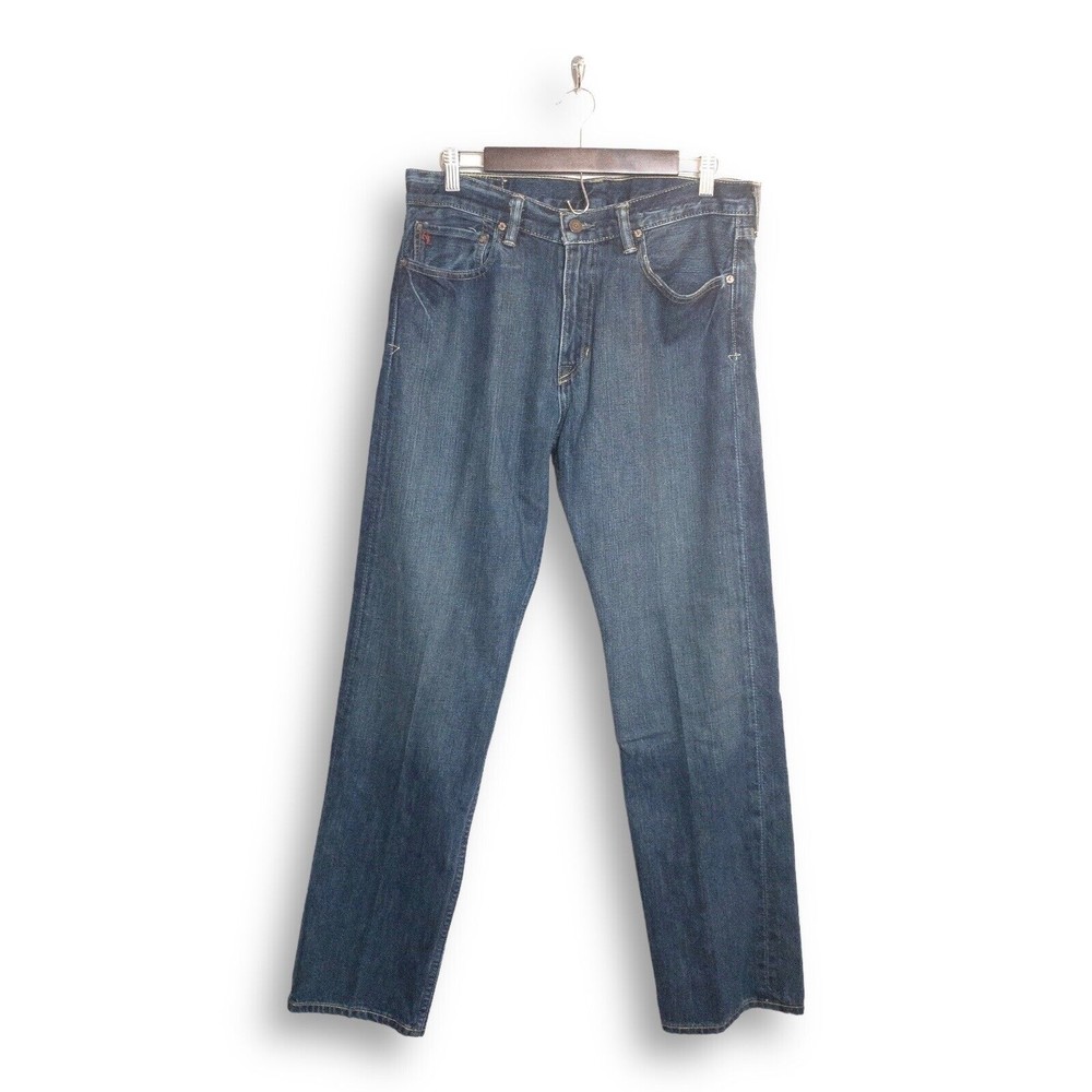 Polo Ralph Lauren Classic 867 Men's  Jeans Tag: 31x30 Measure: 33x31 Dark Wash